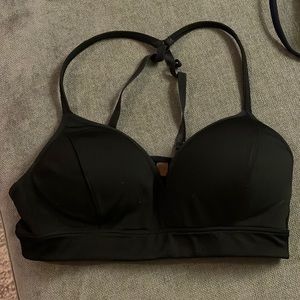 Athleta black padded bra size small
